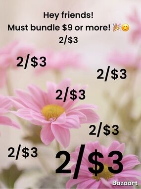 2/$3 Closet Clean Out Sale! 🎉🎉😊💕